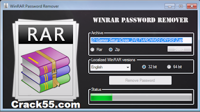 winrar add password